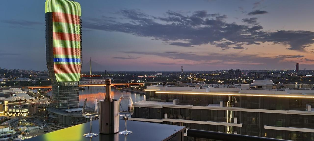 Beograd Na Vodi - BW Vista Luxury Apartment Bagian luar foto